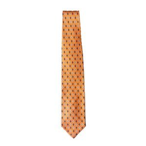 Jos.A.Banks, 100% Silk Tie, Handsewn, Peach and Navy Blue